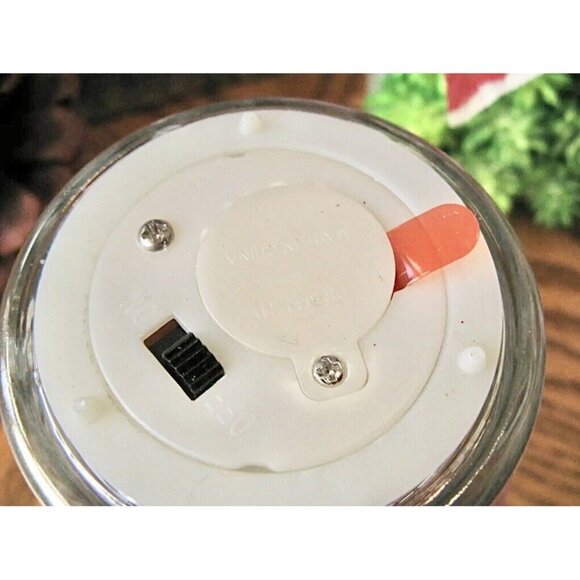 New Glam Luxe Shimmer Arctic Ice Silver Mercury Glass Light Up Flameless Candle - Picture 10 of 10